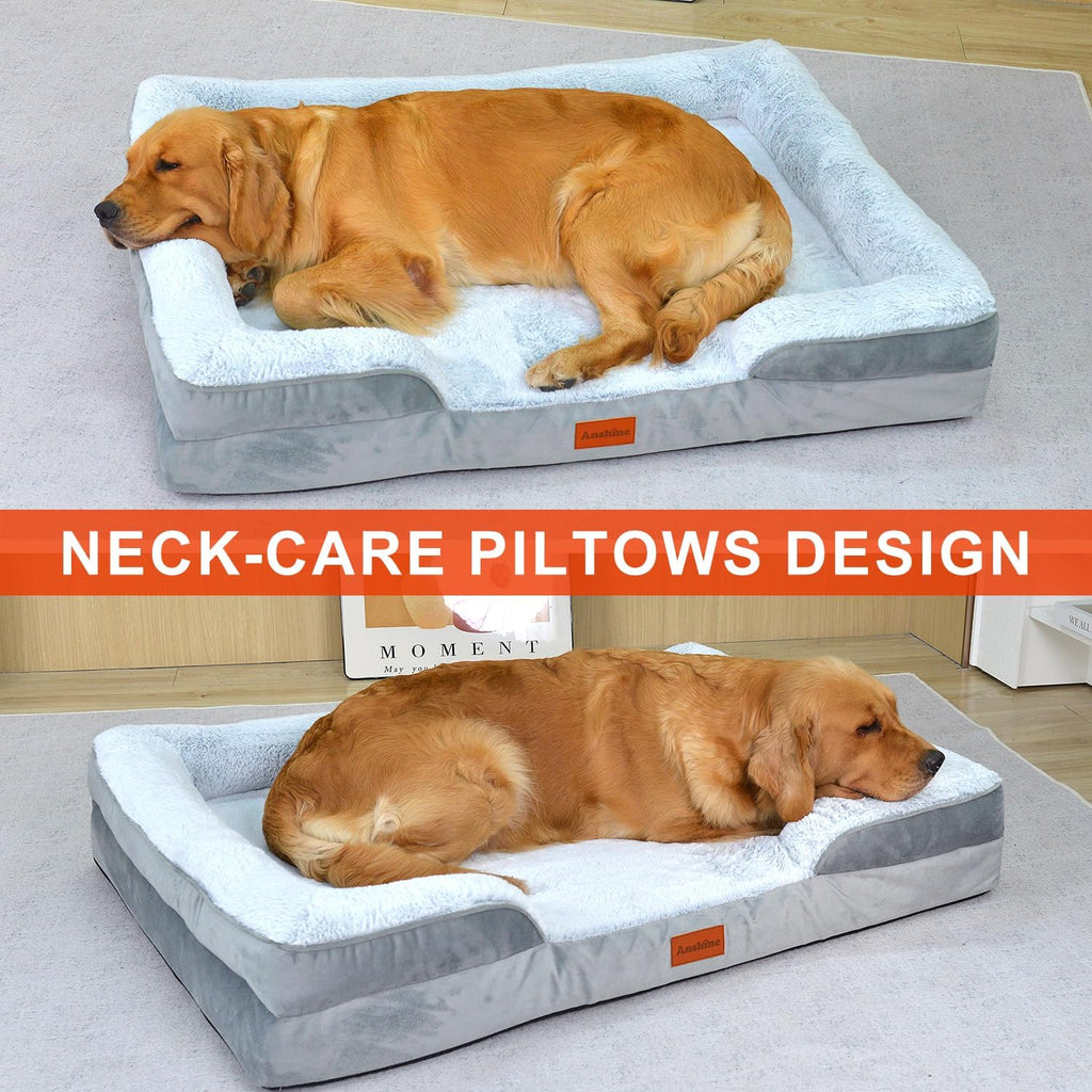 Memory Foam Orthopedic Dog Bed – Washable & Non-Slip