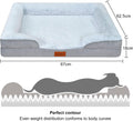 Memory Foam Orthopedic Dog Bed – Washable & Non-Slip