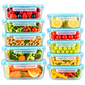 Anshine Glass Food Storage Containers – 10 Pack, Airtight & Leak-Proof